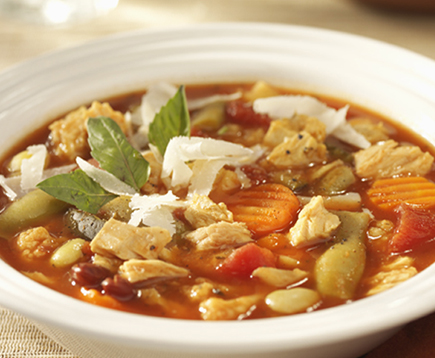 tuna-minestrone-with-parmesan-cheese