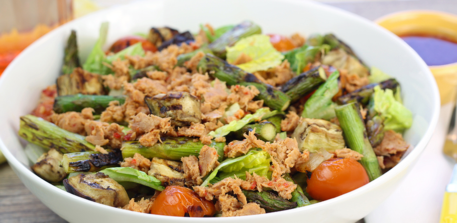 Hungry Girl’s Grilled & Chilled Veggie Tuna Salad