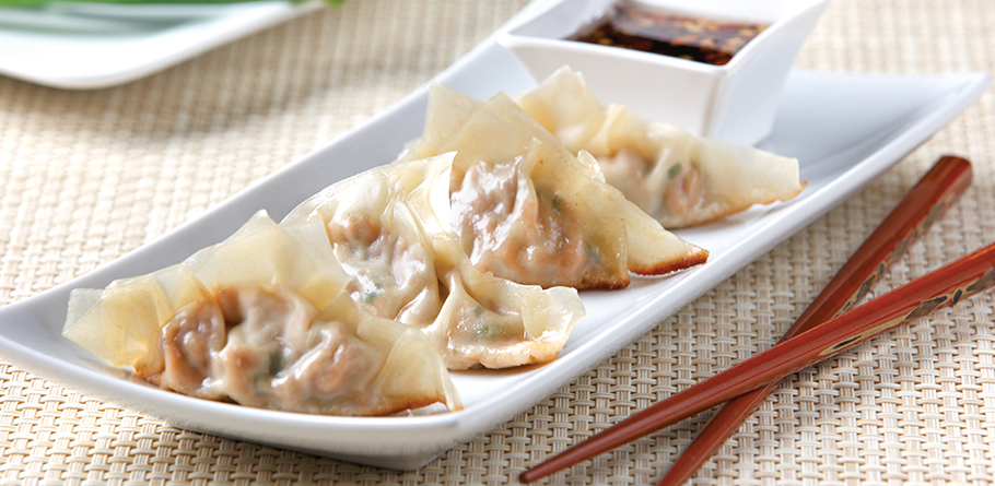 Sweet and Spicy Pot Stickers