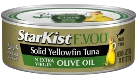 StarKist E.V.O.O.® Solid Yellowfin Tuna in Extra Virgin Olive Oil