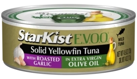 StarKist E.V.O.O.® Solid Yellowfin Tuna with Roasted Garlic and Extra Virgin Olive Oil