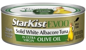 StarKist E.V.O.O.® Solid White Albacore Tuna in Extra Virgin Olive Oil