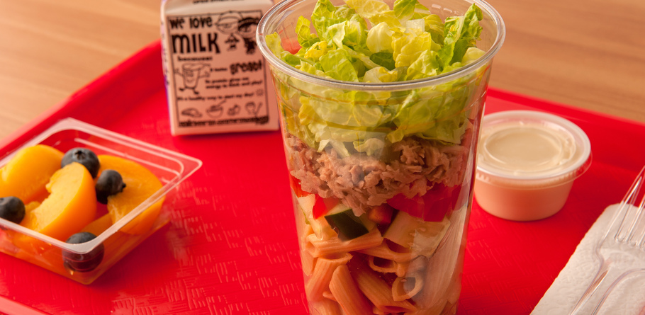 Tuna Pasta Shaker Salad