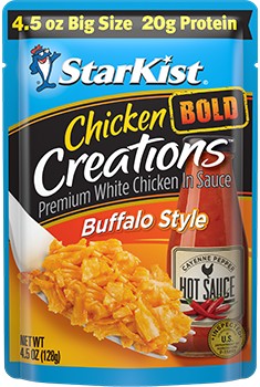 NEW Chicken Creations® BOLD Buffalo Style — 4.5 oz. Big Size pouch