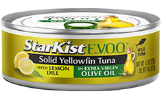 StarKist E.V.O.O.® Solid Yellowfin Tuna with Lemon Dill and Extra Virgin Olive Oil