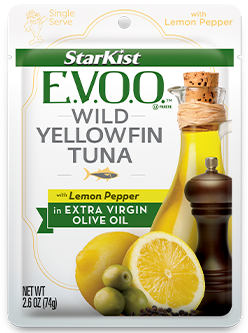 NEW! StarKist E.V.O.O.® Yellowfin Tuna with Lemon Pepper