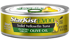 StarKist E.V.O.O.® Solid Yellowfin Tuna in Extra Virgin Olive Oil
