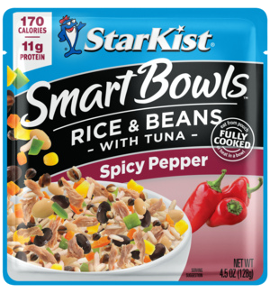 NEW StarKist Smart Bowls® Spicy Pepper – Rice & Beans with Tuna Pouch