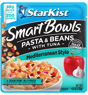 StarKist Smart Bowls® Mediterranean Style – Pasta & Beans with Tuna Pouch