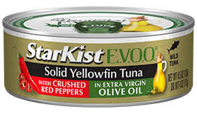 StarKist E.V.O.O.® Solid Yellowfin Tuna with Crushed Red Peppers in Extra Virgin Olive Oil (Can)