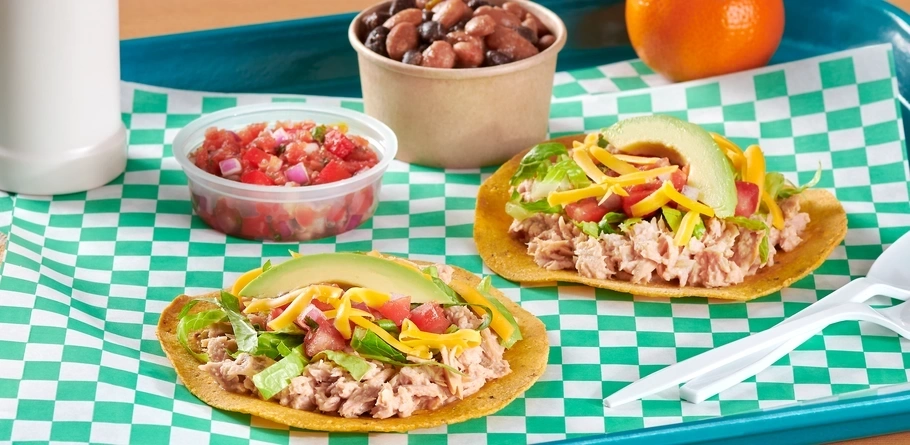 Sriracha Tuna Tostadas