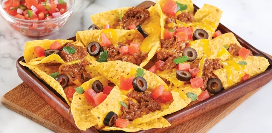 Taco Style Beef Easy After School Nachos