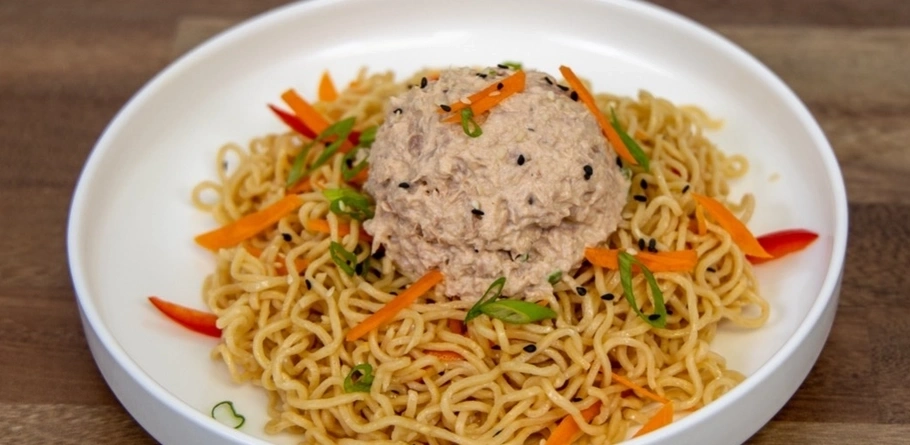 K-12 Chilled Korean Tuna Woodle Salad K-12 Chilled Korean Tuna Woodle Salad