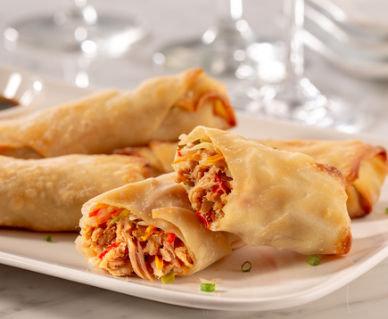 Sweet and Spicy Egg Rolls