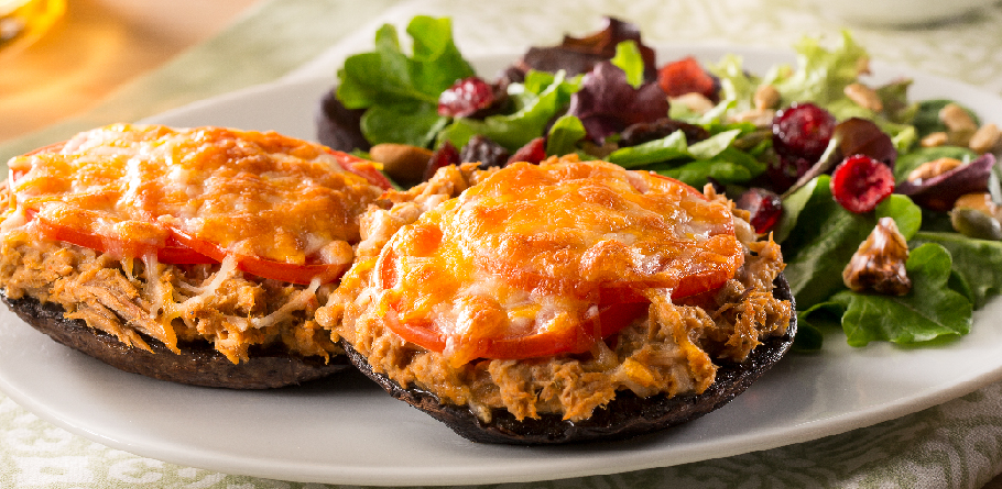 Portabella Tuna Mushroom Melts
