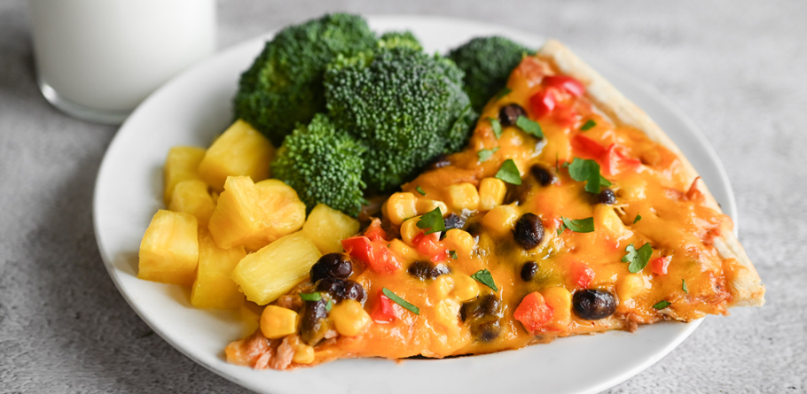 Tex Mex Tuna Pizza